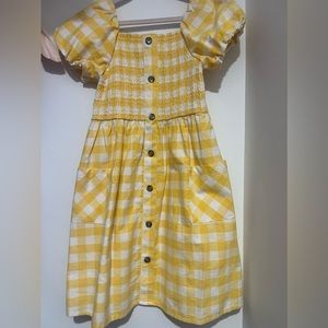 Wander Nation girls puff sleeve dress